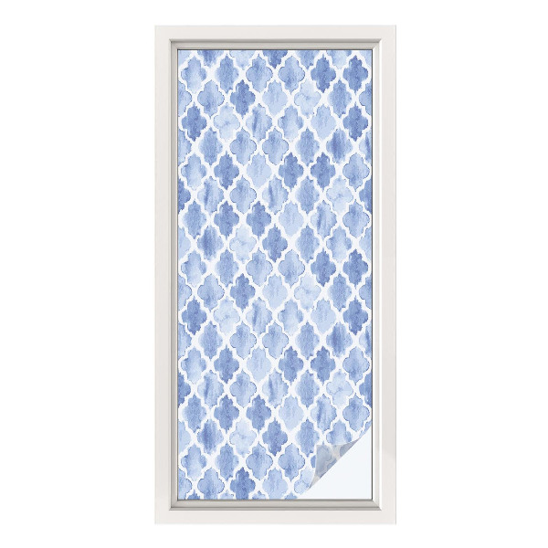 Mliječna folija za staklo vitraj Elegancija akvarela