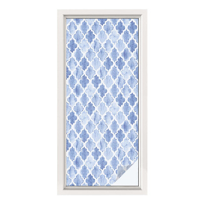 Mliječna folija za staklo vitraj Elegancija akvarela