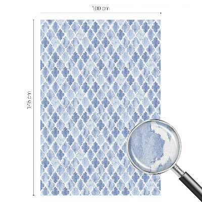 Mliječna folija za staklo vitraj Elegancija akvarela