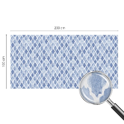 Mliječna folija za staklo vitraj Elegancija akvarela