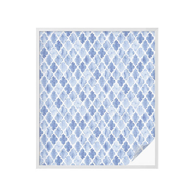 Mliječna folija za staklo vitraj Elegancija akvarela