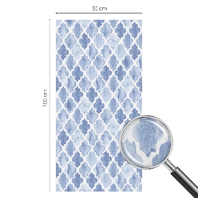 Mliječna folija za staklo vitraj Elegancija akvarela