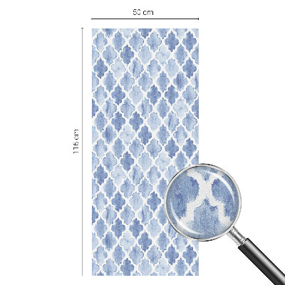 Mliječna folija za staklo vitraj Elegancija akvarela