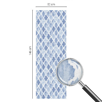 Mliječna folija za staklo vitraj Elegancija akvarela