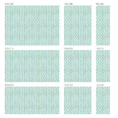 Dekorativna folija za staklo Plavi cik-cak