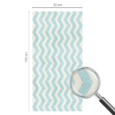 Dekorativna folija za staklo Plavi cik-cak