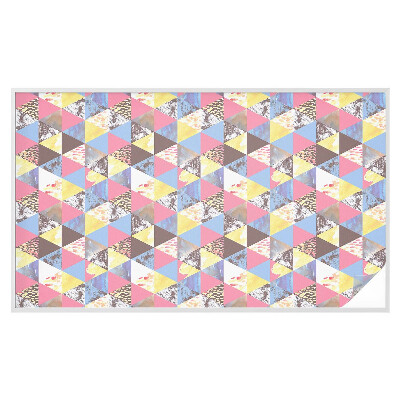 Samoljepljiva folija za staklo vitraj Šareni trokuti