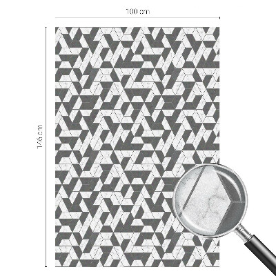 Folija za prozore zaštita od pogleda Geometrijske iluzije