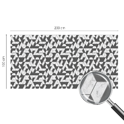 Folija za prozore zaštita od pogleda Geometrijske iluzije