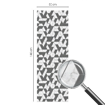 Folija za prozore zaštita od pogleda Geometrijske iluzije