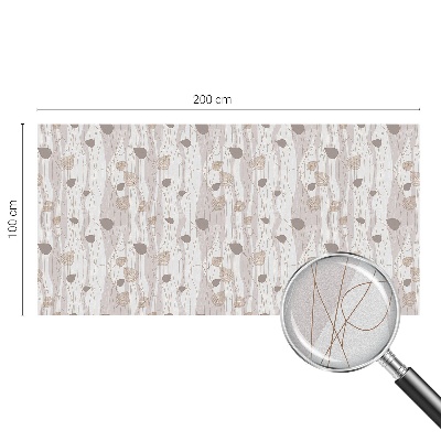 Samoljepljiva folija za staklo vitraj Elegantno lišće