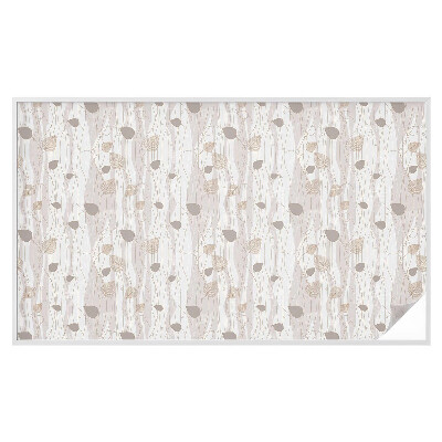 Samoljepljiva folija za staklo vitraj Elegantno lišće