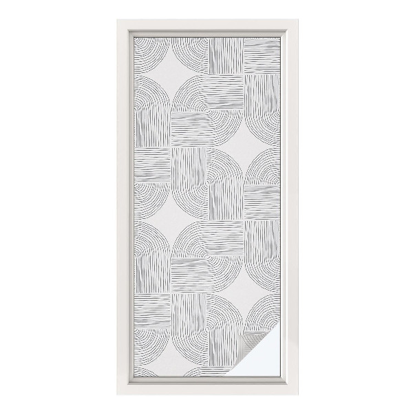 Samoljepljiva folija za staklo vitraj Mirna simetrija