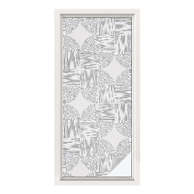 Samoljepljiva folija za staklo vitraj Mirna simetrija