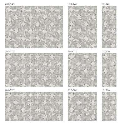 Samoljepljiva folija za staklo vitraj Mirna simetrija