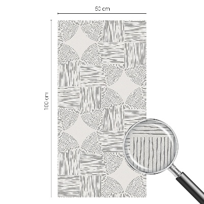 Samoljepljiva folija za staklo vitraj Mirna simetrija