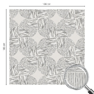 Samoljepljiva folija za staklo vitraj Mirna simetrija