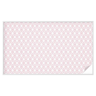 Mliječna folija za staklo vitraj Ružičaste linije