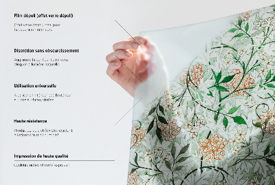 Folija za zaštitu od pogleda Lisnata elegancija