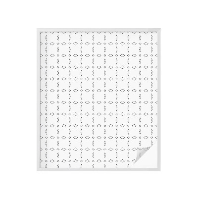 Mliječna folija za staklo vitraj Oblici romba