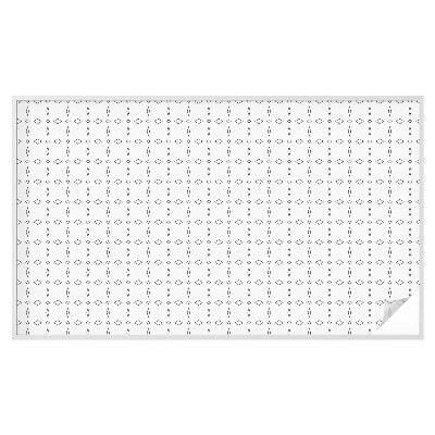 Mliječna folija za staklo vitraj Oblici romba