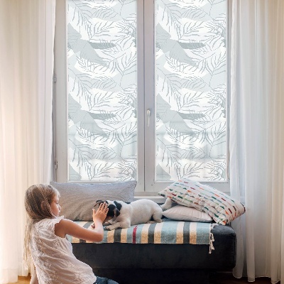 Folija za prozore zaštita od pogleda Suptilni listovi