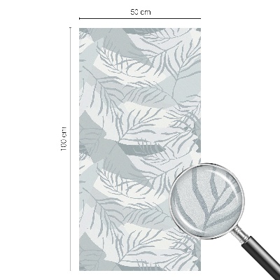 Folija za prozore zaštita od pogleda Suptilni listovi