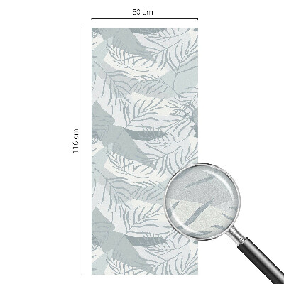 Folija za prozore zaštita od pogleda Suptilni listovi