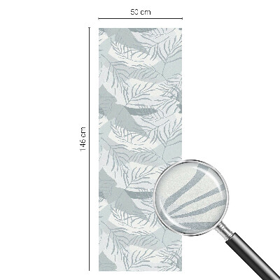 Folija za prozore zaštita od pogleda Suptilni listovi