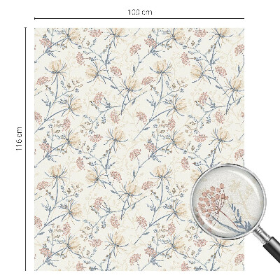 Samoljepljiva folija za staklo vitraj Cvijeće harmonije