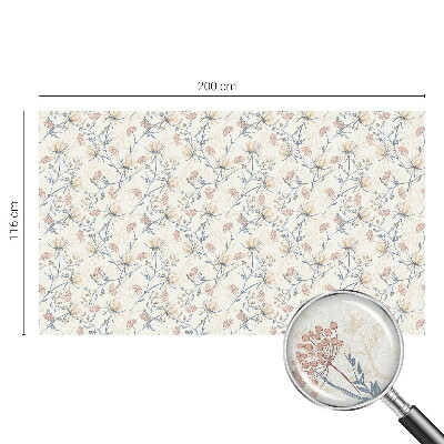 Samoljepljiva folija za staklo vitraj Cvijeće harmonije