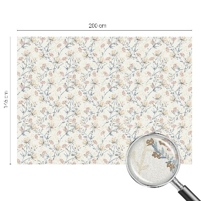 Samoljepljiva folija za staklo vitraj Cvijeće harmonije