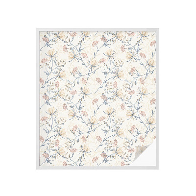 Samoljepljiva folija za staklo vitraj Cvijeće harmonije