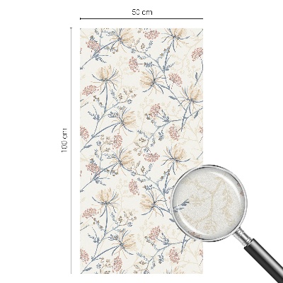 Samoljepljiva folija za staklo vitraj Cvijeće harmonije