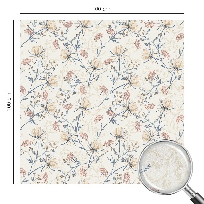 Samoljepljiva folija za staklo vitraj Cvijeće harmonije