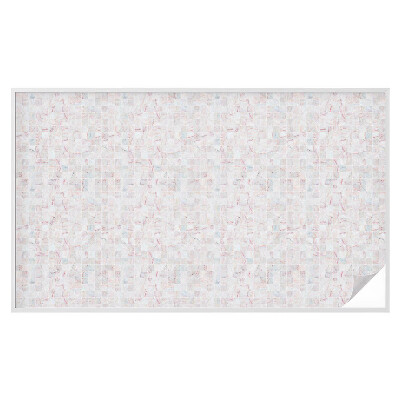 Mliječna folija za staklo vitraj Kameni mozaik