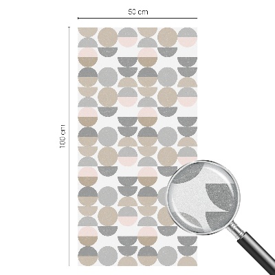 Samoljepljiva folija za staklo vitraj Geometrijski uzorci