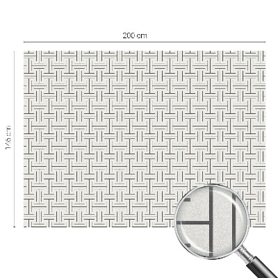 Folija za zaštitu od pogleda Simetrična pletenica