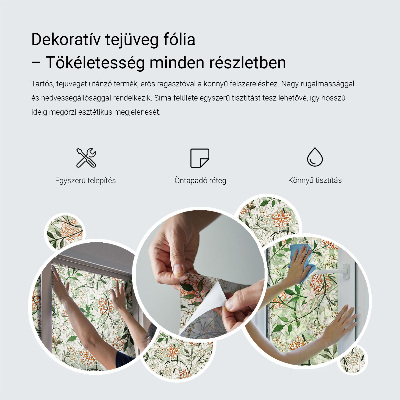 Samoljepljiva folija za staklo vitraj Oslikani filc