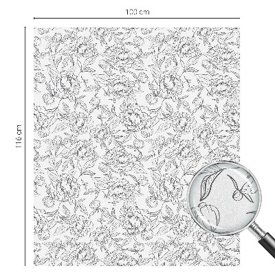 Folija za zaštitu od pogleda Cvjetni motiv