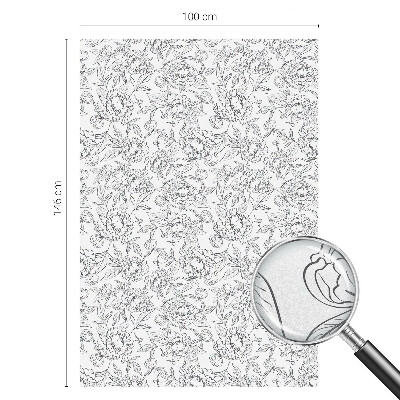 Folija za zaštitu od pogleda Cvjetni motiv