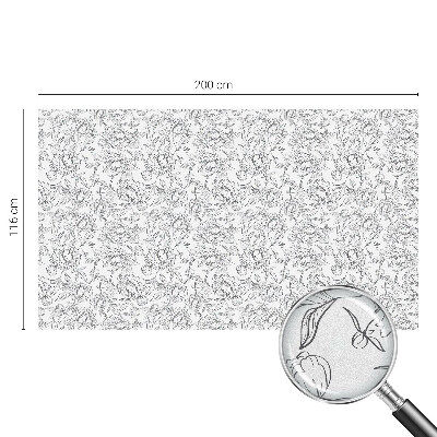 Folija za zaštitu od pogleda Cvjetni motiv