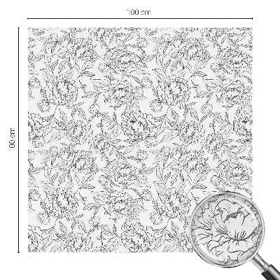 Folija za zaštitu od pogleda Cvjetni motiv