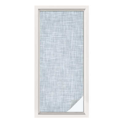 Mliječna folija za staklo vitraj Nježno tkanje