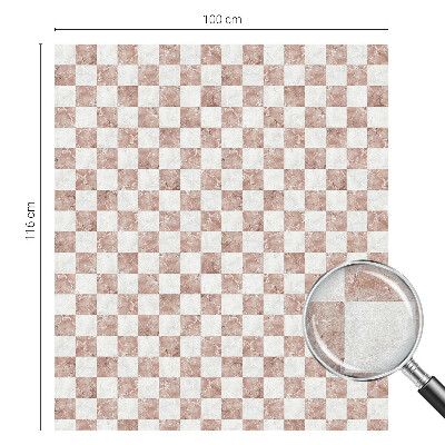 Mliječna folija za staklo vitraj Klasična šahovska ploča