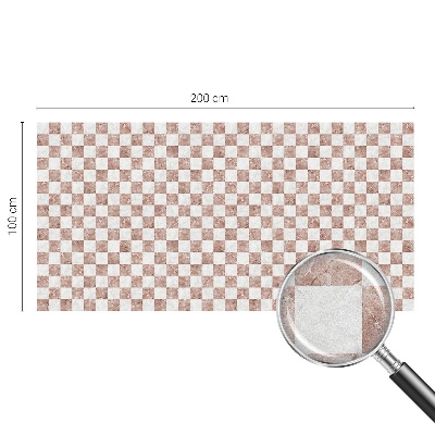 Mliječna folija za staklo vitraj Klasična šahovska ploča