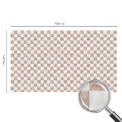 Mliječna folija za staklo vitraj Klasična šahovska ploča