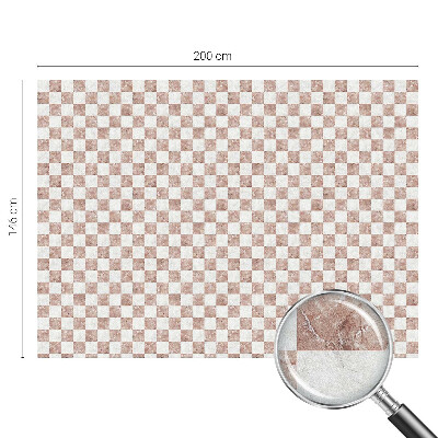 Mliječna folija za staklo vitraj Klasična šahovska ploča