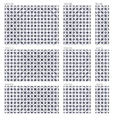 Folija za prozore zaštita od pogleda Biljni motiv