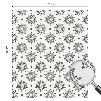 Folija za prozore zaštita od pogleda Klasične rozete